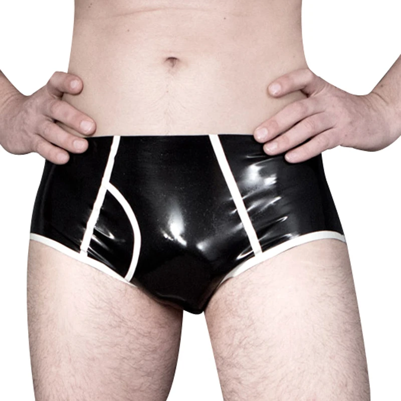 Boyshort Underwear - Celana Dalam Lateks Pesta dengan Lubang