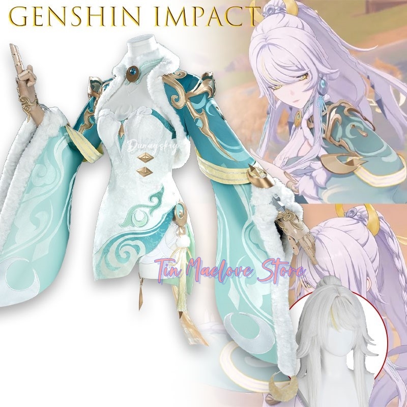 Genshin Impact Adeptus Zibai W - Robe Silk Women ulasan dan harga