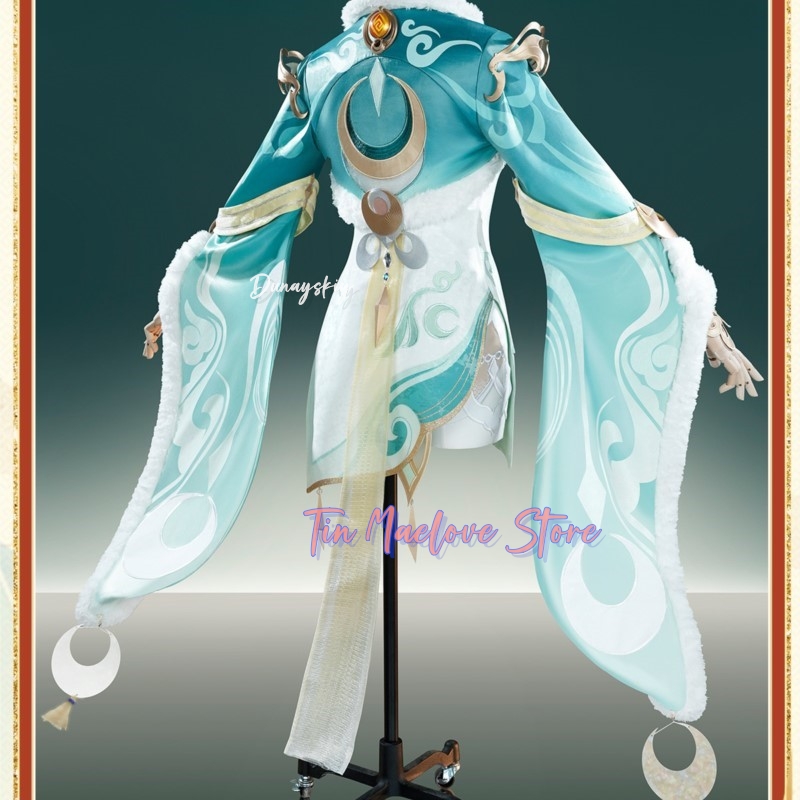 Genshin Impact Adeptus Zibai W - Robe Silk Women ulasan dan harga