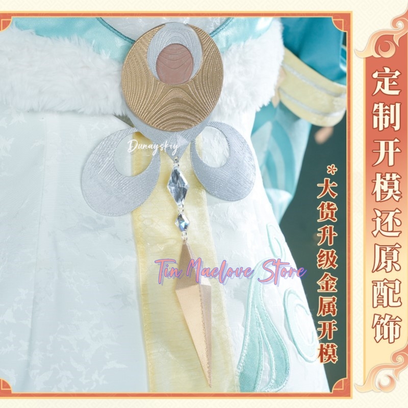Genshin Impact Adeptus Zibai W - Robe Silk Women ulasan dan harga
