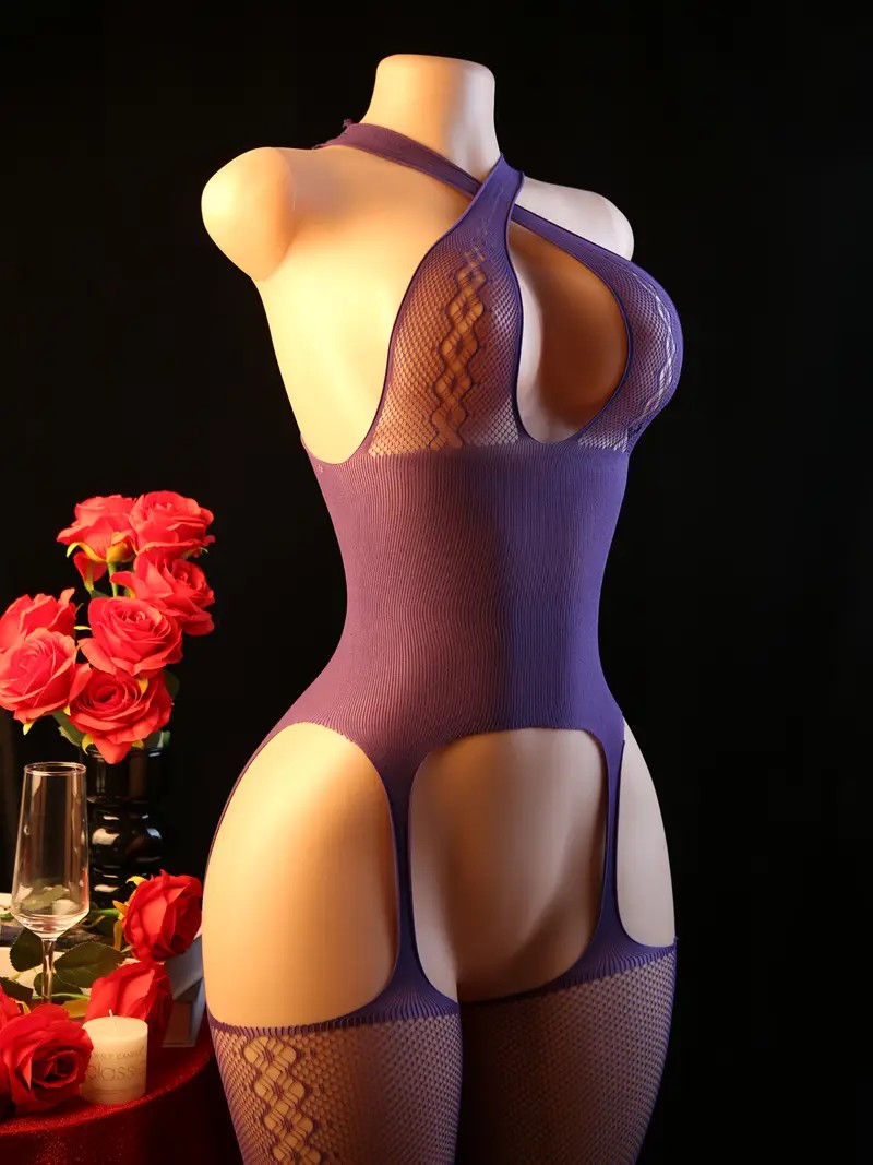 Set Lingerie Seksi Wanita, Bod - Bodystocking Fishnet ulasan dan harga