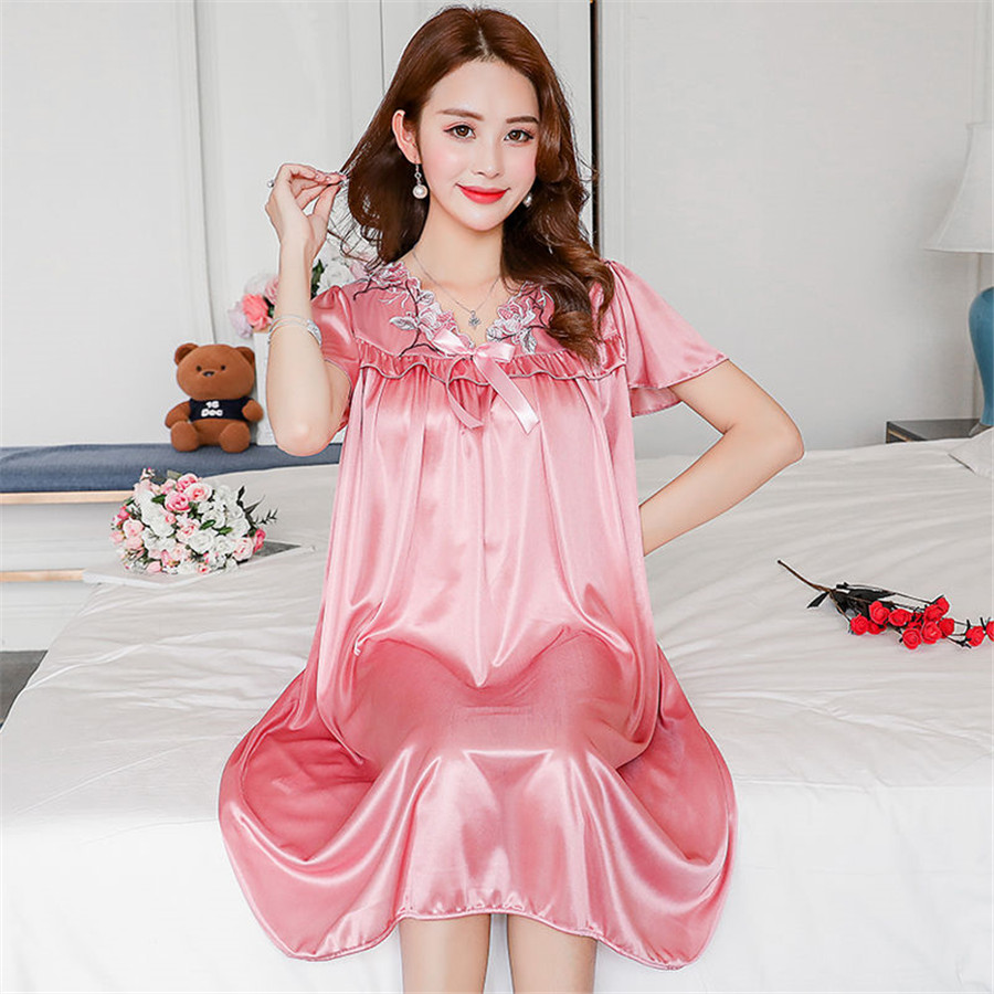 Gaun malam wanita, gaun malam  - Robe Silk Women ulasan dan harga