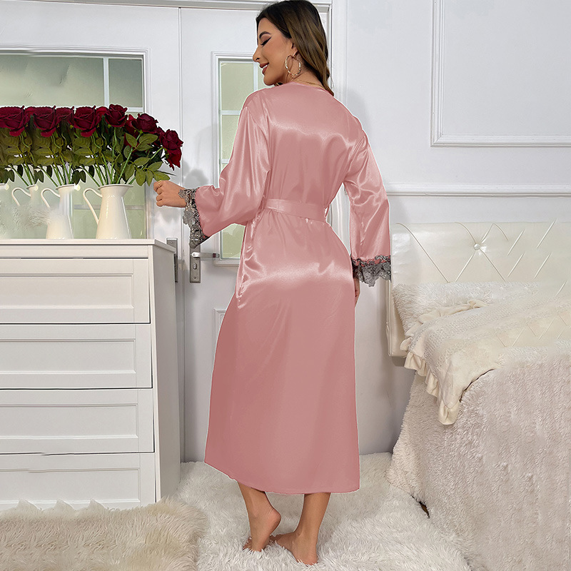 Gaun Camisole Midi Musim Gugur - Robe Silk Women ulasan dan harga