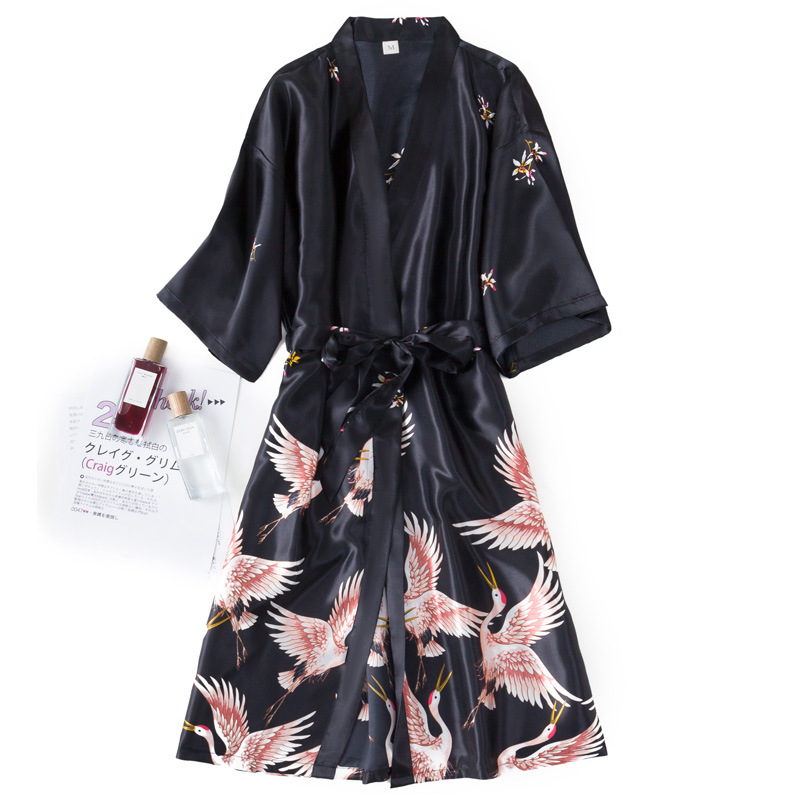 Merah Marun Wanita 2PCS Faux S - Robe Silk Women ulasan dan harga